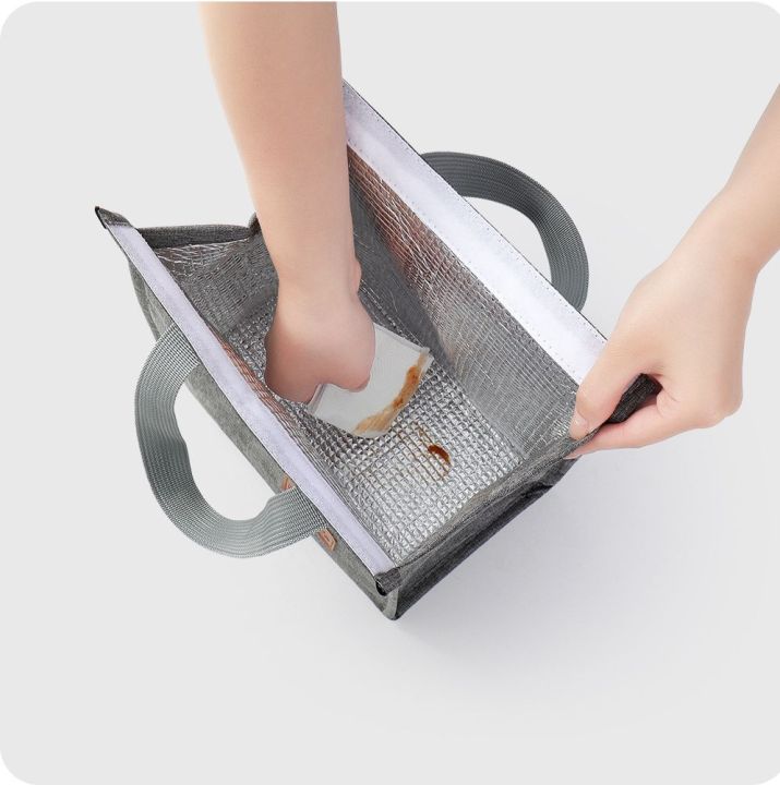 1%20Pcs%20Thermal%20Insulated%20Lunch%20Bag%20Large%20Capacity%20Food%20Storage%20Handbag%20Carrier%20Tote%20with%20Velcro%20Closure%20for%20Kids%20&%20Adults%20School%20Office%20Picnic%20Portable%20Waterproof%20Thermal%20Bento%20Box%20Carrier%20Tote%20with%20Velcro%20Closure%20-%20Image%205