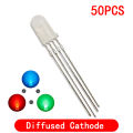 50PCS 5mm full-color LED RGB red/green/blue Common Cathode/Anodoptimume Four feet transparent highlight color light 5mm diode colorful. 