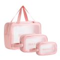 Waterproof Makeup Bag For Women Portable Transparent Cosmetic Organizer Travel Toiletry Storage Pouch. 