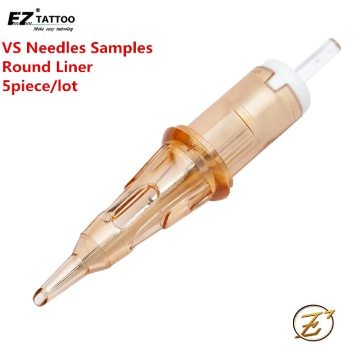 EZ V-Select V System Tattoo Cartridge Needles RL RS CM M1 Tattoo Needles Samples for Cartridge Tattoo Machine Grips 5 pcs/box