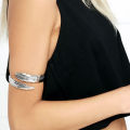 Arm Bracelet for Women Girls Mental Open Upper Arm Bangle Bracelet Adjustable Yao Store. 