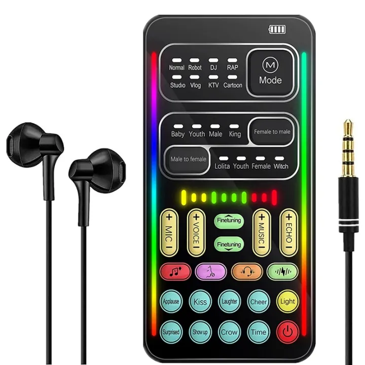 Voice%20Changer%20Handheld%20Microphone%20Voice%20Changer%20with%20Sound%20Multifunctional%20Effects%20Machine%20for%20Phone/Xbox/Switch%20(I900)%20-%20Image%202