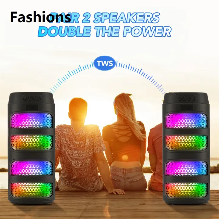 Fashions%20Affordable%203000W%20Bluetooth%20Speaker%20Dual%204%20inch%20Speaker%20Stereo%20Outdoor%20Portable%20Subwoofer%205.0%20Wireless%20Speaker%20Led%20light%20Rechargeable%20-%20Image%204