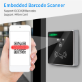 Embedded 1D 2D Barcode Scanner QR Bar Code RFID Card Reader Wiegand Connection Self-Induction for Gate Machine. 