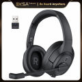 EKSA H6 Wireless Headphones Bluetooth 5.0 Headset with USB Dongle ENC Call Noise Cancelling Mic 30H Playtime For Office Computer.