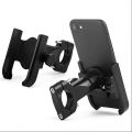 Metal Bike Mobile Holder For mobile phone bracket motorcycle bicycle takeaway rider -Black Easy to Use and Maintain C1. 