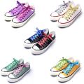 Lsgs fashion glitter shoelaces colorful flat shoe laces for athletic running sneakers shoes boots 1cm width shoelace strings 1pair. 