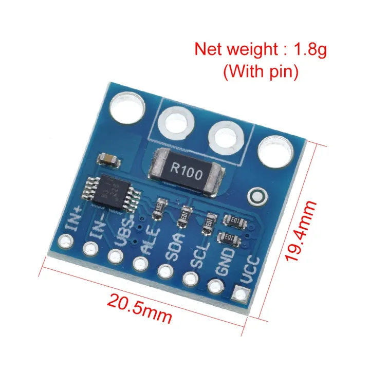 Ina226 Sensor Graphics INA226 IIC I2C interface Bi-directional current/Power monitoring sensor ...