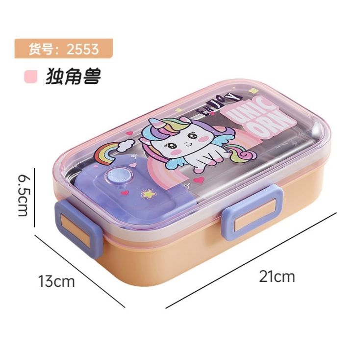 cartoon%20stainless%20steel%20compartment%20lunch%20box%20with%20bowl%20children's%20student%20lunch%20box%20outdoor%20picnic%20sealed%20lunch%20box%20-%20Image%203