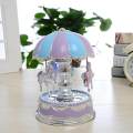 Music box with LED lighting Carousel. 
