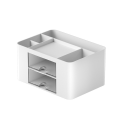 Desk Organizer Pen Holder Multifunctional Pen Holder Pen Holder Desk Drawer for Office Home School White. 