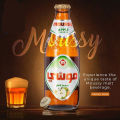 Moussy Apple Flavour  Malt Beverage, 330 ml- 1pack (Saudi Arabia). 
