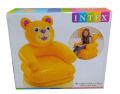 INTEX Inflatable Kids Happy Animal Teddy Air Chair with Hand Air Pump Inflatable Sofa/ Chair.