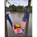 Hand Made Dulna Adult Rope bed Hanging Dulna Use For All People Large Swing Rope bed Rattan Dulna with (  2  wooden sticks). 