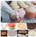10 pcs Plastic Disposable Piping Bags Cake Cream Decorating- (Large Size).