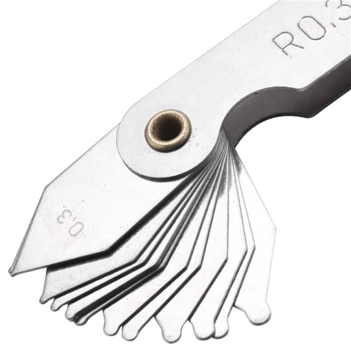 NXFDSIOZ%20Radius%20Gauge%20Set,8Pcs%20Stainless%20Steel%20Radius%20Fillet%20Gauge%20Measuring%20Tool%20(R0.3-1.5/%20R1-6.5/%20R7-14.5/%20R15-25)%20-%20Image%203