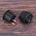 LKPCIGCXM 20 Pcs SPST Black Button On/Off Round Rocker Switch AC 6A/125V 3A/250V. 
