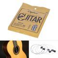 Orphee NX36 Nylon Classical Guitar Strings 6pcs Full Set Replacement (.028-.043) Nylon Core Silver Jacketed Wire Normal Tension. 