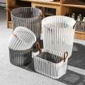 Laundry Basket Portable with Handle Trendy Utility Storage Bins Basket for 26.7cmx18cmx14.5cm. 