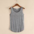 Spring Summer New Tank Tops Women Sleeveless Round Neck Loose T Shirt Ladies Vest Singlets.