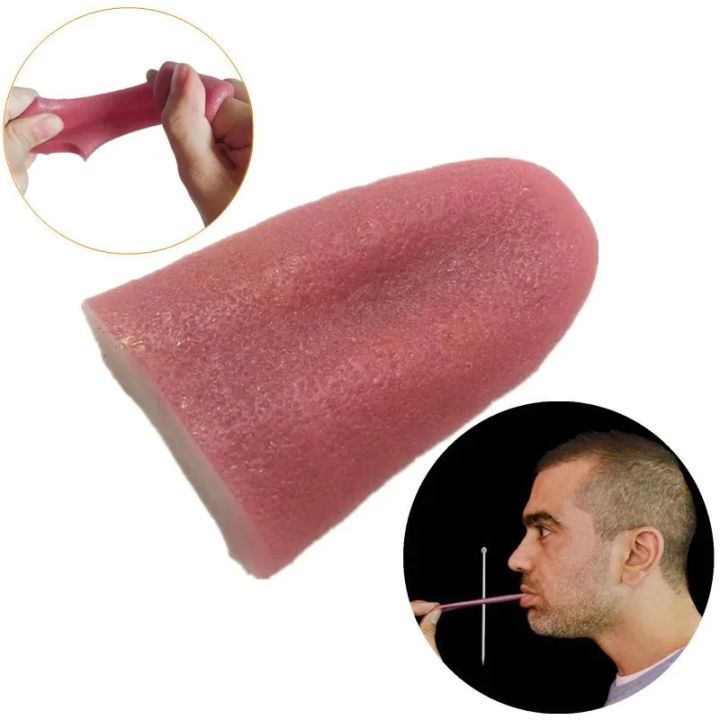 Magic Realistic Fake Tongue  Prank Tools