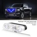 Wireless Remote Control Led Strobe Grill flashlight 4 Bulbs. 