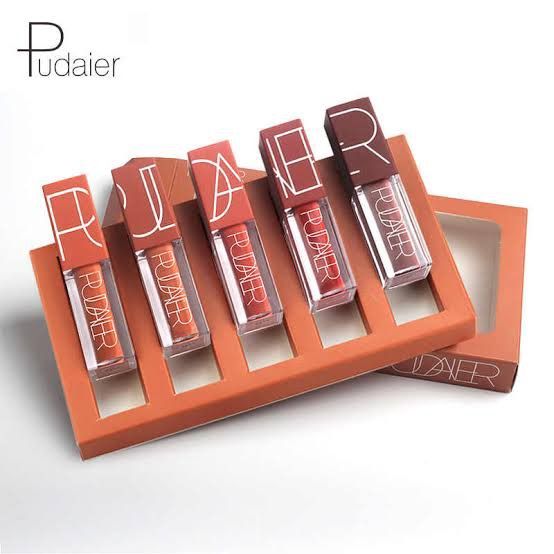 Pudaier%205pcs%20Waterproof%20Long%20Lasting%20Matte%20Liquid%20Lipstick%20Matte%20lipstick%20Gloss%20set%20lipstick%20set%20-%20Image%202