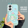 For OPPO A17/A17K Back Cover Cartoon Cute Girl Fairy Pattern Phone Case Monster Lens Phone Shell Soft Protective Cover Shockproof Cellphone Casing. 