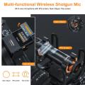 COMICA VM30 2.4G Super Cardioid Condenser Wireless Shotgun Microphone for Smartphone,Camera, Computer.