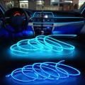 Neon Lamp Rope Tube Decorative With USB Drive Wire Strip Light LED Strip EL Neon Car Atmosphere Lights 2M Mood Lighting For Car.