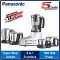 Panasonic MX-AC555 Heavy Duty 9-in-1 Super Mixer Grinder | 1000 Watt. 