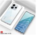 Transparent Crystal Clear Back Cover Case for Mi Redmi Note 14 5G | Shockproof Soft TPU Case | Cushioned Edges for Ultimate Protection Back Cover for Redmi Note 14 5G (TPU, Transparent).