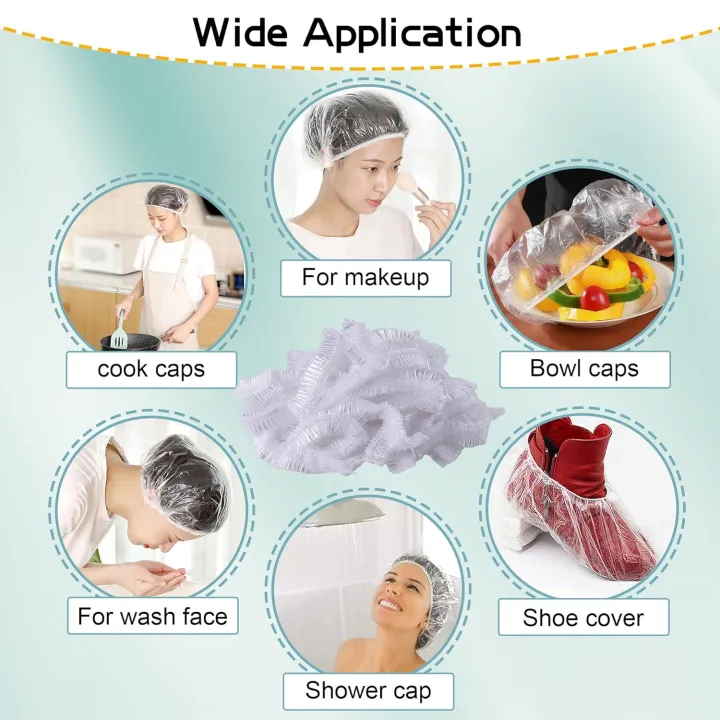 100/200pcs%20Disposable%20Shower%20Cap%20Elastic%20Plastic%20Waterproof%20Shower%20Hair%20Caps%20for%20Spa%20Salon%20Beauty%20Hair%20Hats%20Bathroom%20Supplies%20-%20Image%205