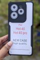 Xundd Case For Infinix Hot 40 / Infinix Hot 40 Pro  Case Shockproof Transparent Bumper Back Phone Cover. 