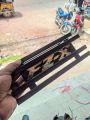 Yamaha FZX Silencer Cover Silencer Guard Silencer Protector Black Metal Box khacha with SS Monogram. 