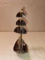 Handcrafted Coconut Shell made three Sailing Boat Showpiece beautiful looking. 