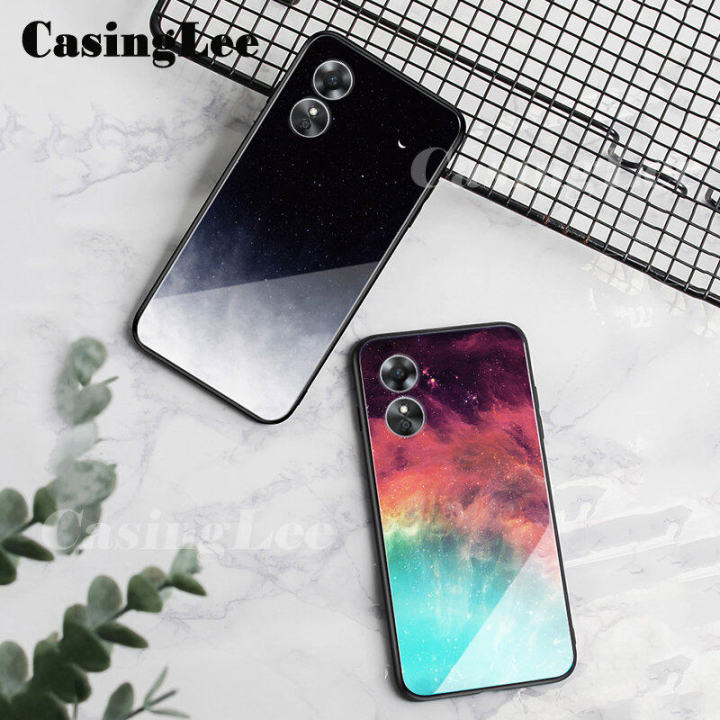 For%20OPPO%20A17K%20Case%20Protector%20Phone%20Cases%20Starry%20Sky%20Couple%20Back%20Cover%20Casing%20Hp%20for%20OPPO%20A17K%20Mirror%20Glass%20-%20Image%205