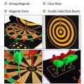 Magnet Dart Board Game for Kids, Double Sided Magnet Dart Board with Darts, Size- 12 Inches (Multicolor). 