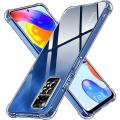 For Xiaomi Redmi Note 12 Pro 4G Note 11 Pro Plus 5G Indian Soft TPU Clear Transparent Shockproof Airbag Back Cover Case - Ensuring Phone Safety with Clarity.