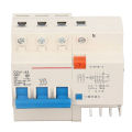Overload Circuit Breaker, Circuit Breaker Fault Tripping Indication 3P 63A 220V for Power Distribution Protection. 