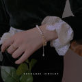 Pearl stylish Fortune Bracelet with Adjustable Bracelet. 