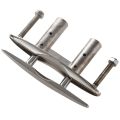 2Pc Marine 316 Stainless Steel Boat Pull Up Flush Mount Lift Cleat Bolts Yacht Boats Accessories 6 Inch. 