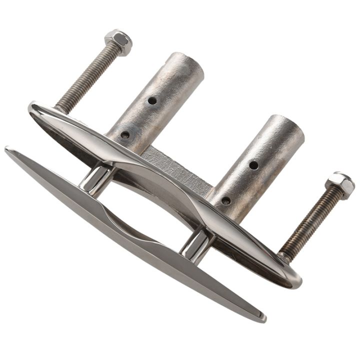 2Pc%20Marine%20316%20Stainless%20Steel%20Boat%20Pull%20Up%20Flush%20Mount%20Lift%20Cleat%20Bolts%20Yacht%20Boats%20Accessories%206%20Inch%20-%20Image%203