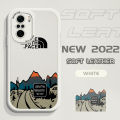 For Xiaomi Poco F3/Redmi K40/Redmi K40 Pro Slim Skin Feeling Cartoon Simple Scenery Leather Back Casing Soft Silicone PU Leather Cover Phone Case.