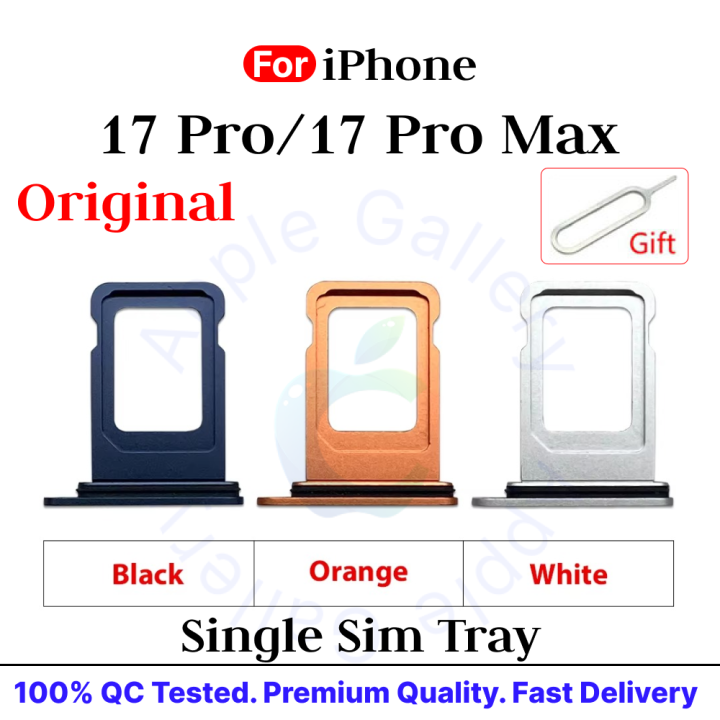 iPhone%2017/17%20Pro/17%20Pro%20Max%20Single%20And%20Dual%20Sim%20Card%20Tray%20Holder%20Sim%20Adapto%20Replacement%20Parts%20-%20Image%208