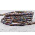 Stunning Pearly-Lustre Rounded Glitter Shoe Laces Golden Colorful Shoelaces White Pearl Shoestring For Sports Canvas.