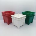 12.5 cm mapela flower tub 3 pice (mapela flower tub / Plastic Flower Tob / garden tub). 