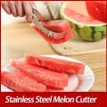 NEW Watermelon Cutter Multi Melon Slicer Cutting Machine Stainless Steel Windmill Fruit Household Artifact Kitchen Tool-Silver.