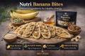 Nutri Banana Bites – Chewy Energy Snack | Natural Banana, Nuts & Seeds | No Frying | DryVerse. 