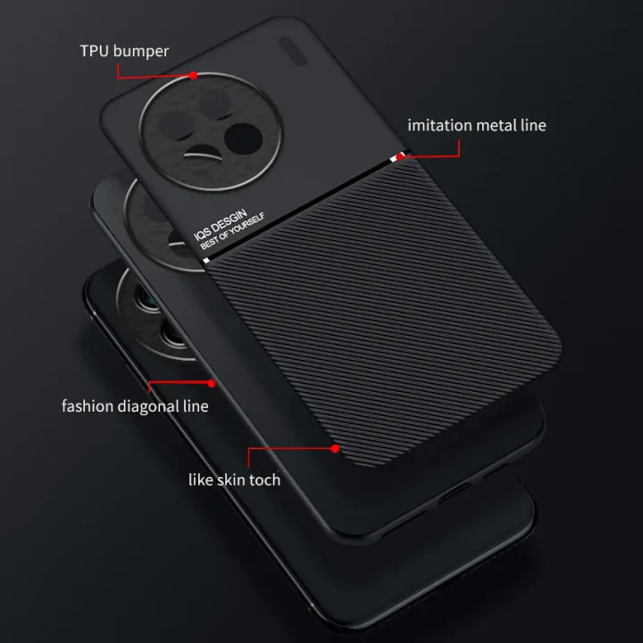 xprmy%20for%20Vivo%20X90%20Pro%20Case%20Car%20Magnetic%20Holder%20Leather%20Plate%20Back%20Cover%20Soft%20Phone%20Cases%20-%20Image%203